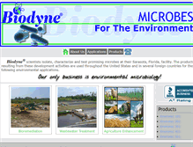 Tablet Screenshot of biodyne-world.com